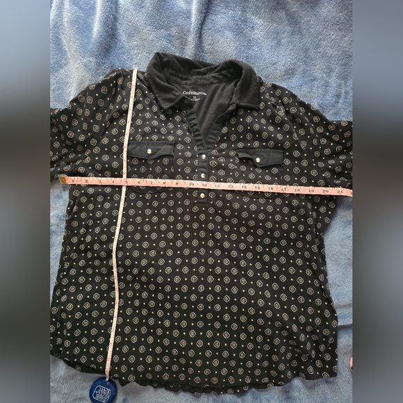 Croft & Barrow knit top with collar Size XL - Picture 6 of 6